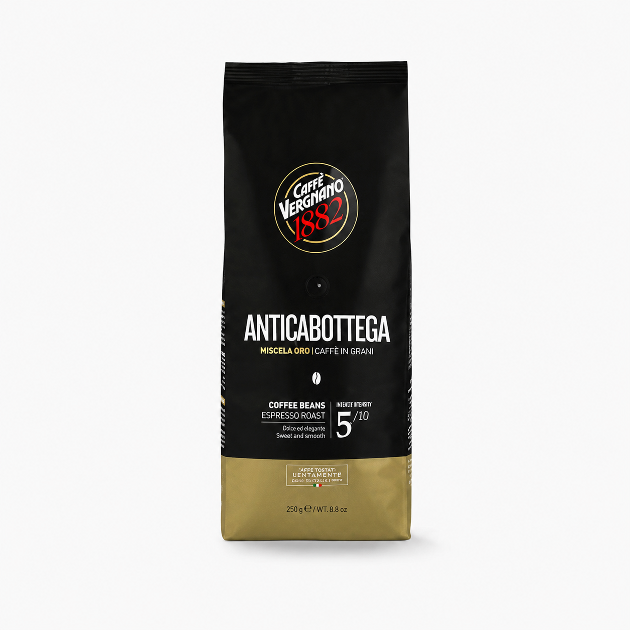 Caffè Vergnano 1882 Antica Bottega – Caffè in Grani 100% Arabica (500g)