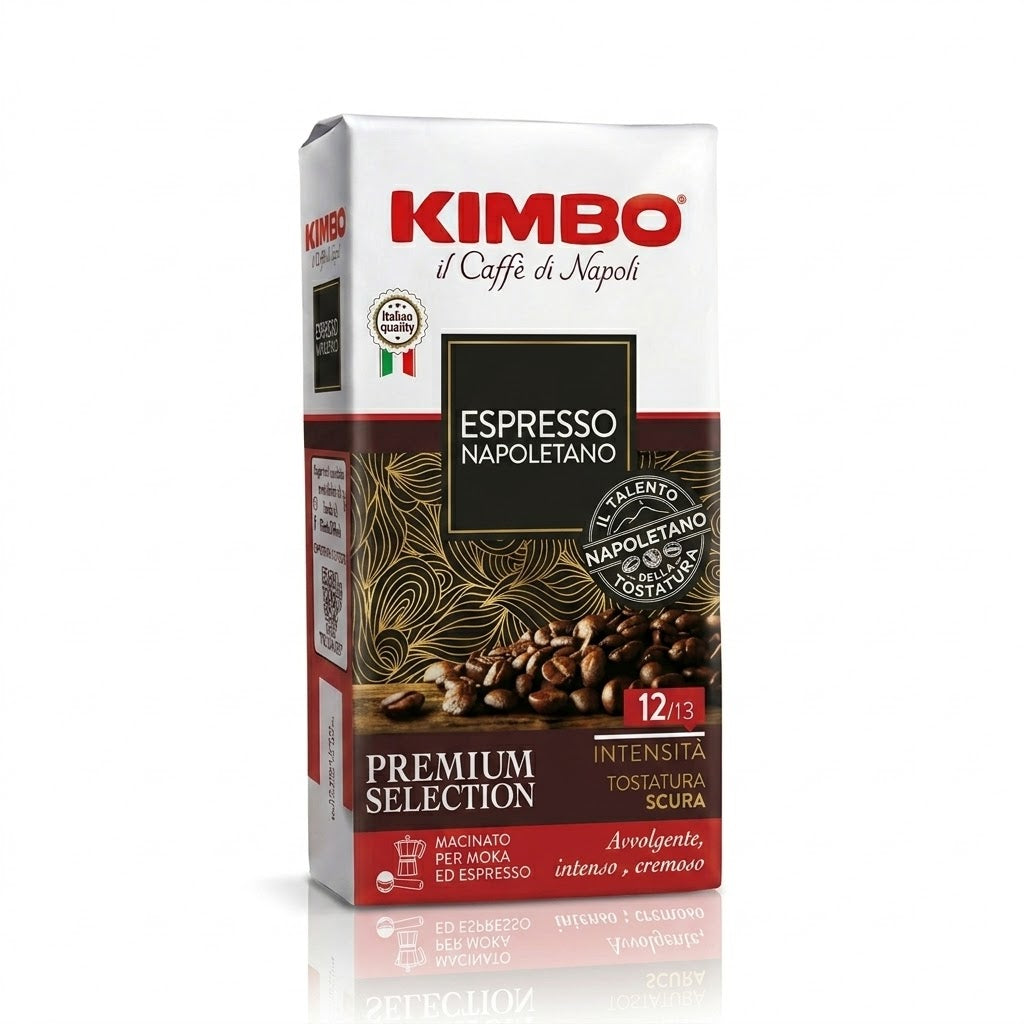 Café Moulu Kimbo - Espresso Napoletano Premium Selection (250g)
