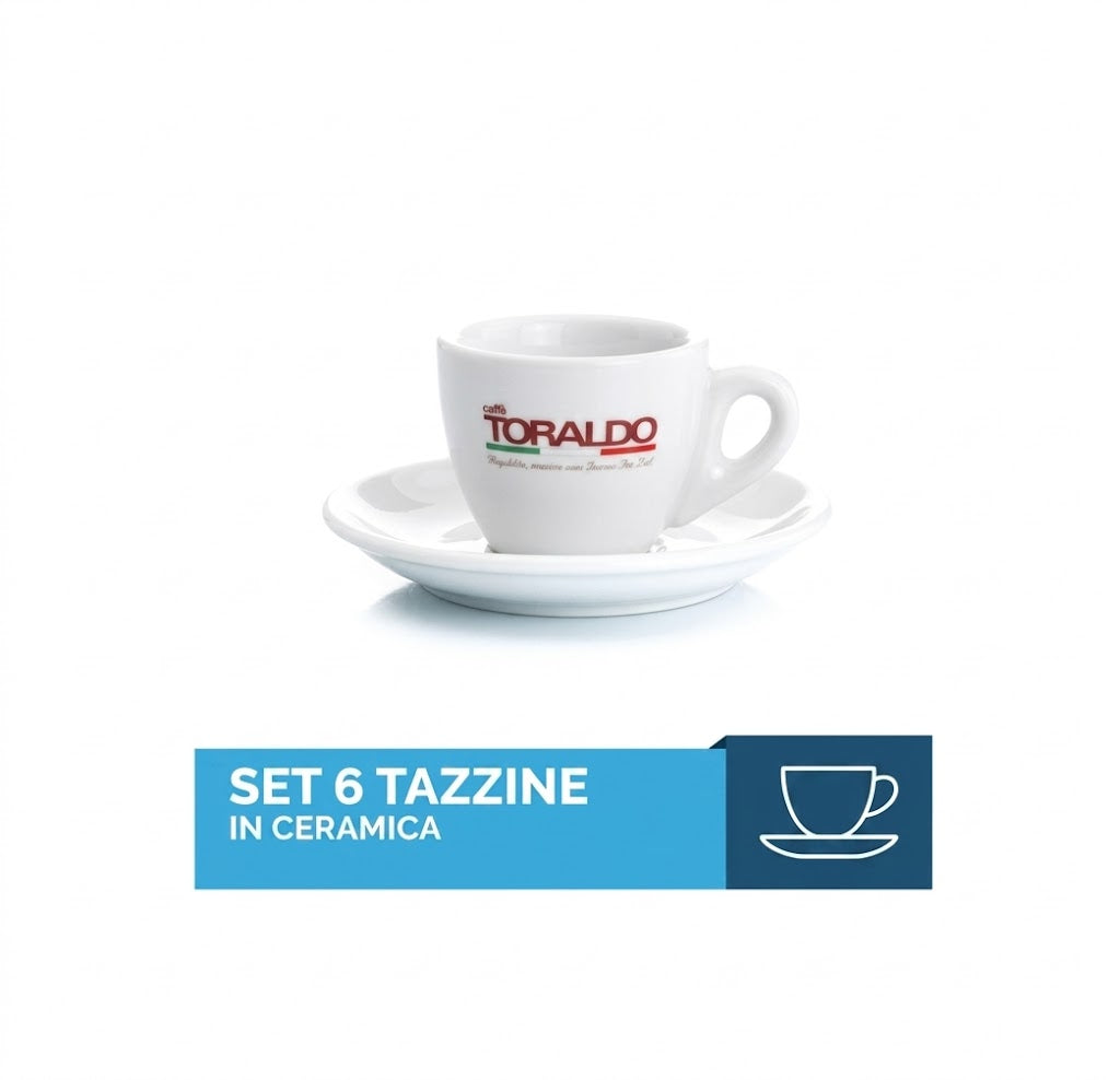 Toraldo Set de 6 tasses en céramique