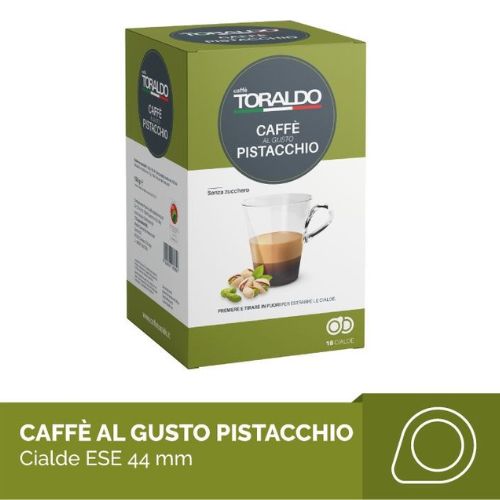 Toraldo – Dosettes ESE aromatisées à la pistache noisette amande 18pz