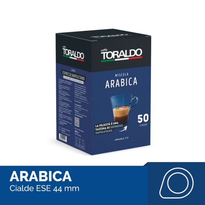Toraldo – Arabica 150 dosettes pads