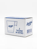 Set de 2 tasses en verre Agostani Caffè