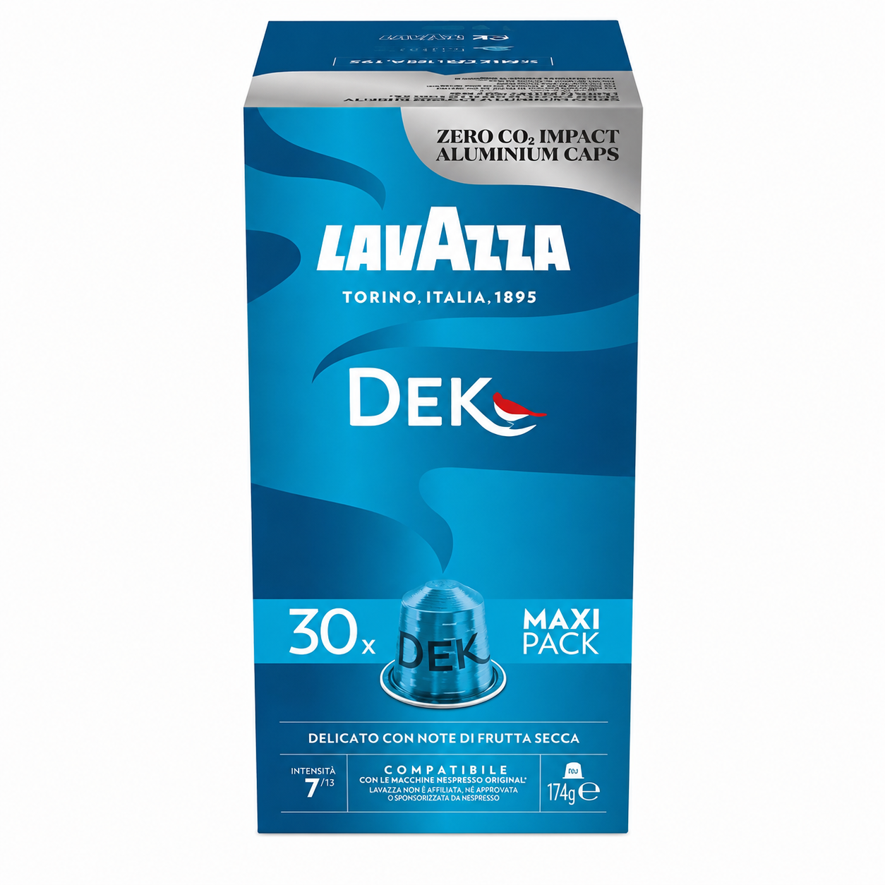 Lavazza – 30 Capsule Nespresso aluminium Dek