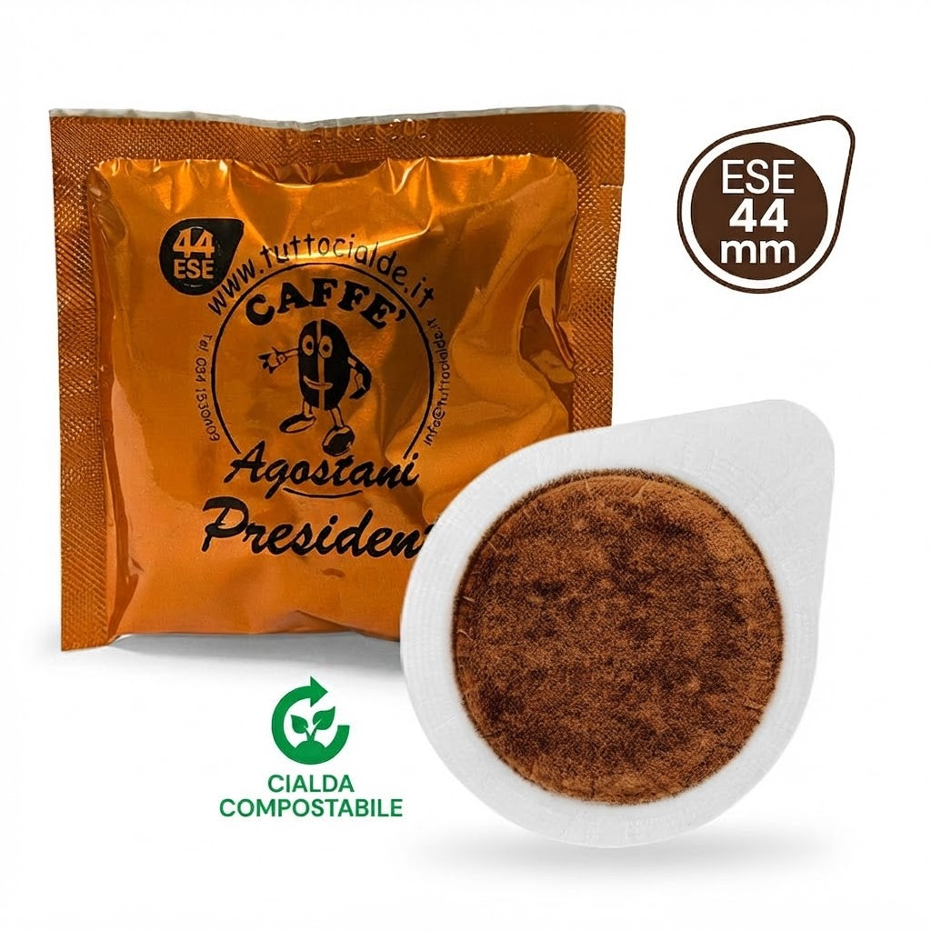 Agostani – Dosettes ESE 44 mm President – 150 dosettes